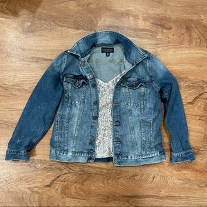Lucky Brand The Tomboy Trucker Denim Jacket Large